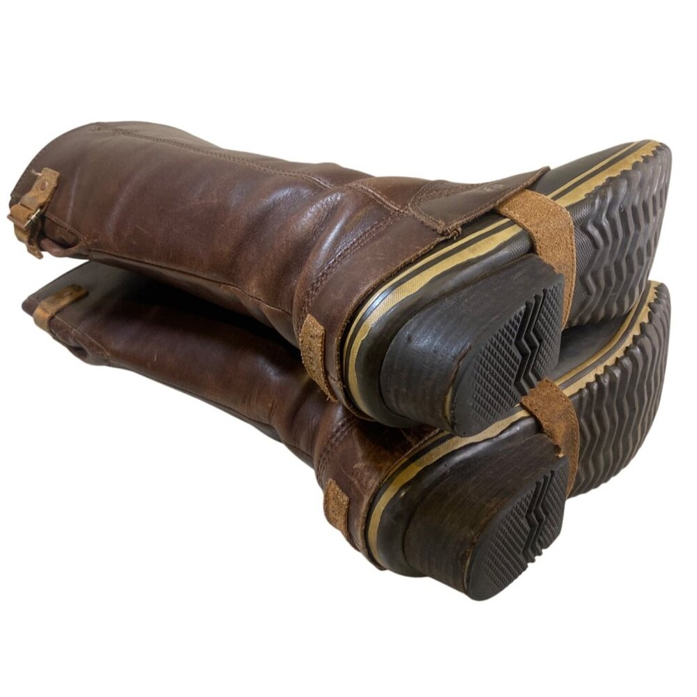 Original SOREL SLIMPACK W11 Tall Equestrian Riding Boot Brown Waterproof RARE - Picture 12 of 15